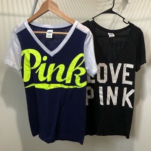Bundle Of 2 VS Pink Shirts
